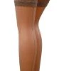 Passion Lingerie Passion Beige Hold-Ups ST022 Stockings And Holdups