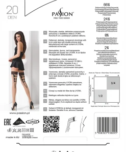 Passion Lingerie Passion Nero Black Hold-Ups ST024