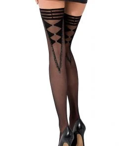 Passion Lingerie Passion Nero Black Hold-Ups ST024