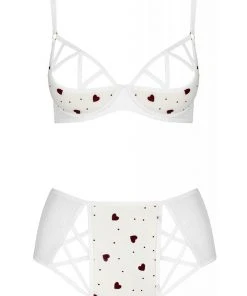 Passion Lingerie Passion Lovelia Bikini Lingerie Set White Lingerie Sets