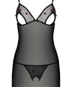 Passion Lingerie Passion Lovelia Chemise Black 10 Passion Lingerie Passion Lovelia Chemise Black