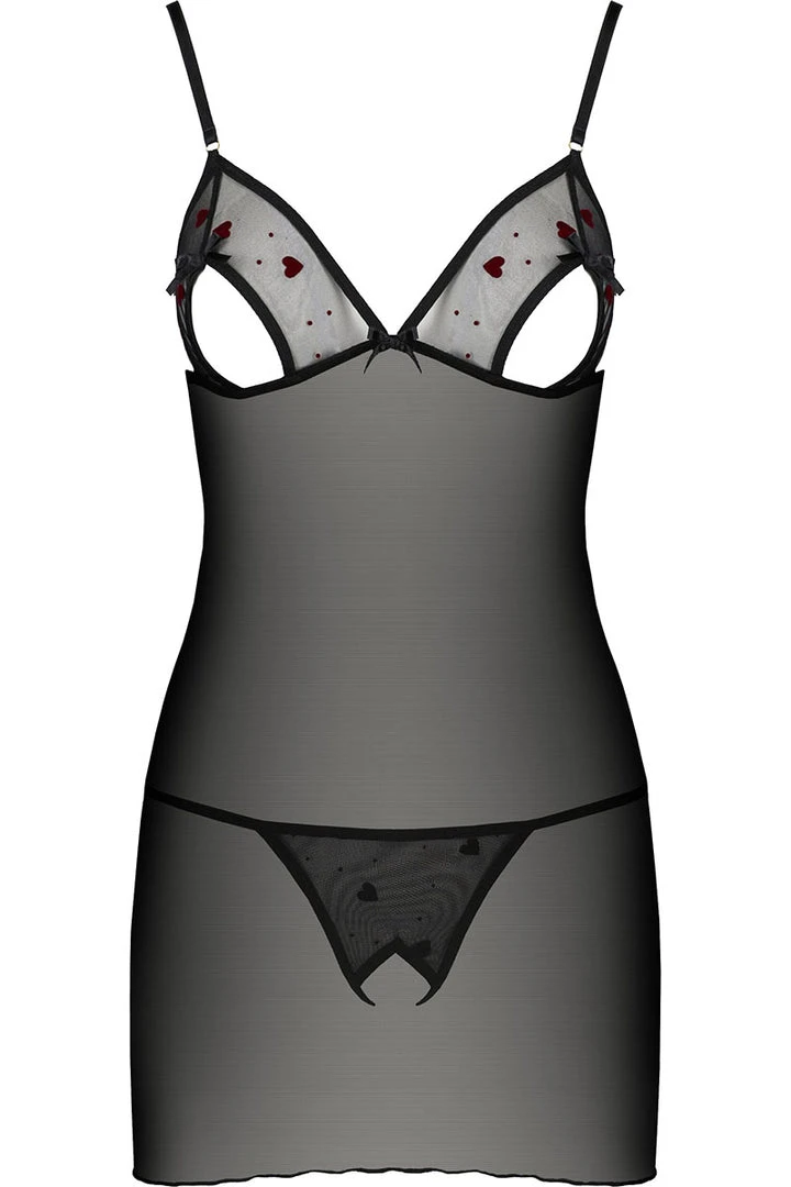 Passion Lingerie Passion Lovelia Chemise Black 5 Passion Lingerie Passion Lovelia Chemise Black