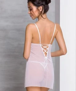 Passion Lingerie Passion Lovelia Chemise White Chemises, Nightwear 13 Passion Lingerie Passion Lovelia Chemise White Chemises, Nightwear