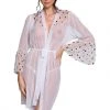 Passion Lingerie Passion Lovelia Penignoir Dressing Gown White Chemises, Nightwear