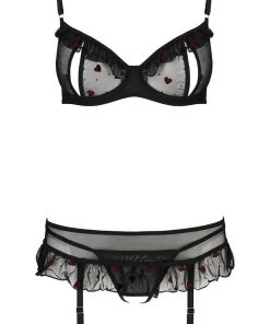 Passion Lingerie Lingerie Sets Passion Lovelia Lingerie Set Black