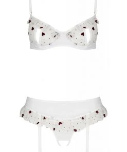 Passion Lingerie Lingerie Sets Passion Lovelia Lingerie Set White