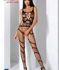 Passion Lingerie Passion Bodystocking BS058 Black