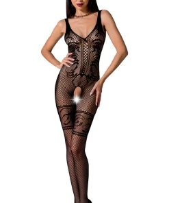 Passion Lingerie Passion Bodystocking BS069 Black Bodystockings