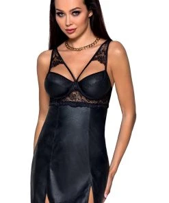 Passion Lingerie Wetlook Clothing Passion Loona Chemise