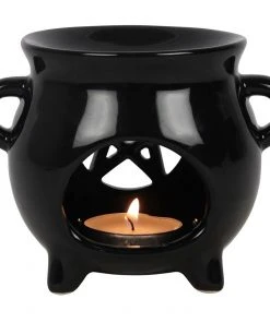 Something Different Pentagram Cauldron Oil Burner All Homeware