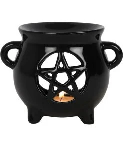 Something Different Pentagram Cauldron Oil Burner All Homeware