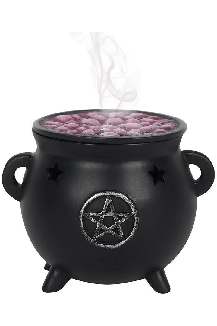 Something Different Pentagram Cauldron Incense Cone Holder All Homeware