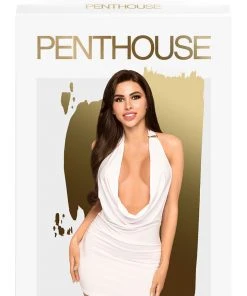 Penthouse Heart Rob Dress White Sale