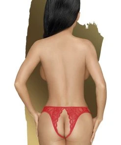 Penthouse Naughty Valentine Panties Red