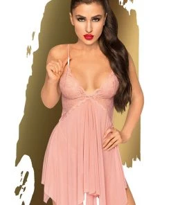 Penthouse Sweet Beast Pink Babydoll Chemises, Nightwear