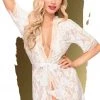 Chemises, Nightwear Penthouse Sweet Retreat White Kimono 1 Chemises, Nightwear Penthouse Sweet Retreat White Kimono