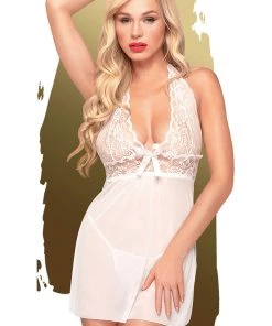 Penthouse Sweet And Spicy Chemise White