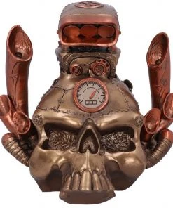 Nemesis Now Petrol Head Steampunk Skull Steampunk Homeware