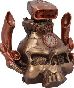 Nemesis Now Petrol Head Steampunk Skull Steampunk Homeware