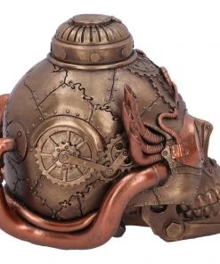Nemesis Now Pipe Up Steampunk Skull Steampunk Homeware
