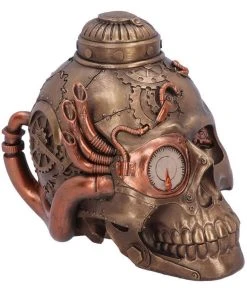 Nemesis Now Pipe Up Steampunk Skull Steampunk Homeware
