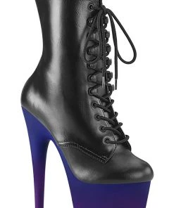 Pleaser ADORE 1020BP Black Blue Boots