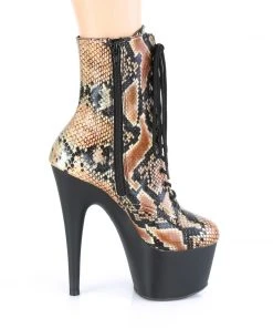 Pleaser ADORE 1020SP Gold Snake Print Boots 11 Pleaser ADORE 1020SP Gold Snake Print Boots