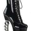 Gothic Boots Pleaser IRONGRIP 1020 Boots Patent
