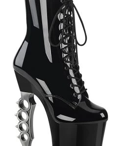 Gothic Boots Pleaser IRONGRIP 1020 Boots Patent