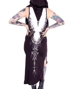 Innocent Clothing Poizen Summoner Maxi Dress Ladies Gothic Clothing