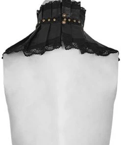 Punk Rave Adora Gothic Choker And Brooch Black Ladies Gothic Clothing