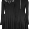 Ladies Gothic Clothing Punk Rave Alienation Dress OQ-366