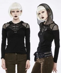 Ladies Gothic Clothing Punk Rave Alienation Top
