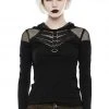 Ladies Gothic Clothing Punk Rave Alienation Top
