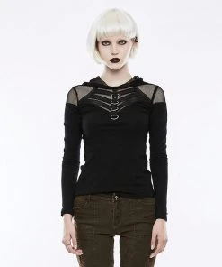 Ladies Gothic Clothing Punk Rave Alienation Top
