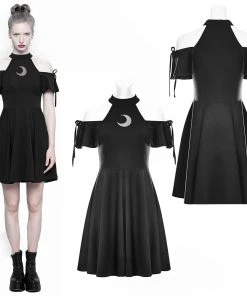 Ladies Gothic Clothing Punk Rave Moon Magic Dress