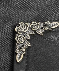 Punk Rave Formal Waistcoat Black Mens Gothic Clothing