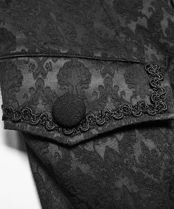 Punk Rave Gothic Jacquard Aristocrat Coat Mens Gothic Clothing
