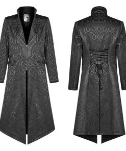 Punk Rave Gothic Jacquard Aristocrat Coat Mens Gothic Clothing