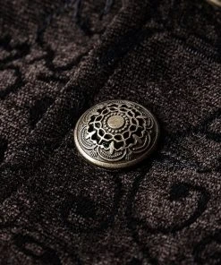 Punk Rave Gyrfalcon Waistcoat Brown