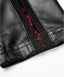 Ladies Gothic Clothing Punk Rave Red Soiree Leggings