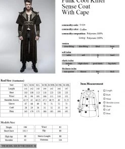 Punk Rave Punk-Rave Maleficent Coat Mens Steampunk Clothing