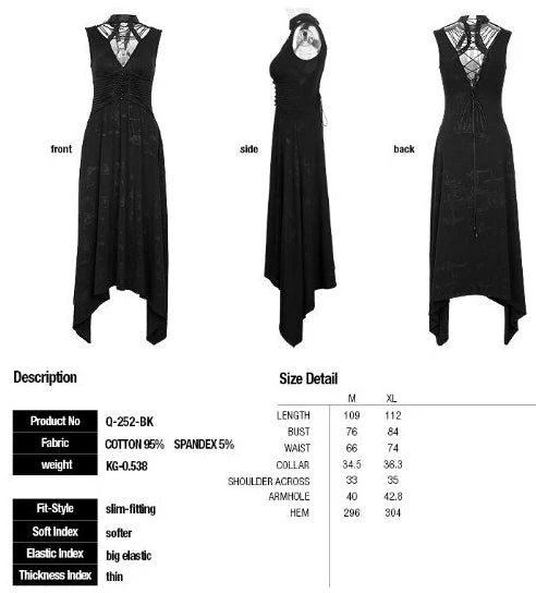 Punk Rave Arya Dress Q-252 Ladies Gothic Clothing 13 Punk Rave Arya Dress Q-252 Ladies Gothic Clothing