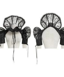 Punk Rave Fortress Collar Sleeve Shrug Top Ladies Gothic Clothing