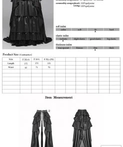 Punk Rave Syrens Song Overskirt Ladies Gothic Clothing