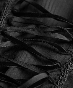 Punk Rave Victorian Gothic Shirt Black