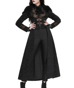 Ladies Gothic Clothing Punk Rave Court Coat