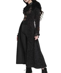 Ladies Gothic Clothing Punk Rave Court Coat