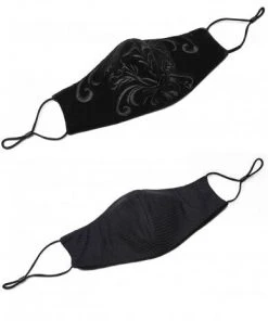 Punk Rave Hamlet Face Mask Black