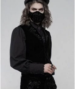 Punk Rave Hamlet Face Mask Black